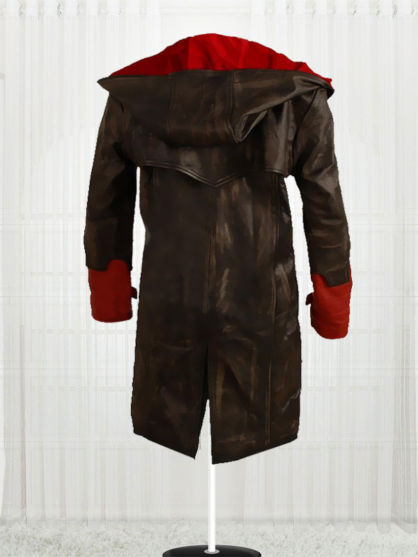 Devil May Cry Red & Black Authentic leather Jacket