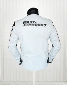 Fast And Furious 7 Vin Diesel White Jacket For Mens