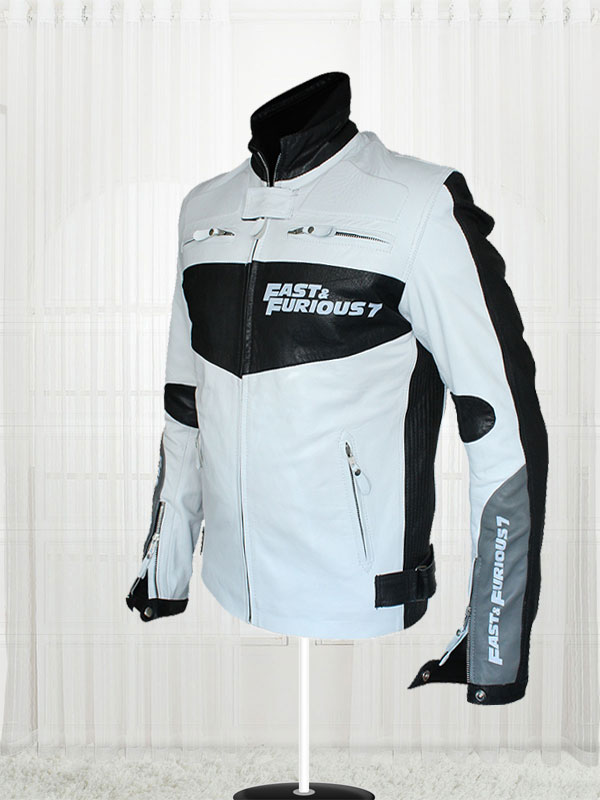Fast And Furious 7 Vin Diesel White Jacket For Men