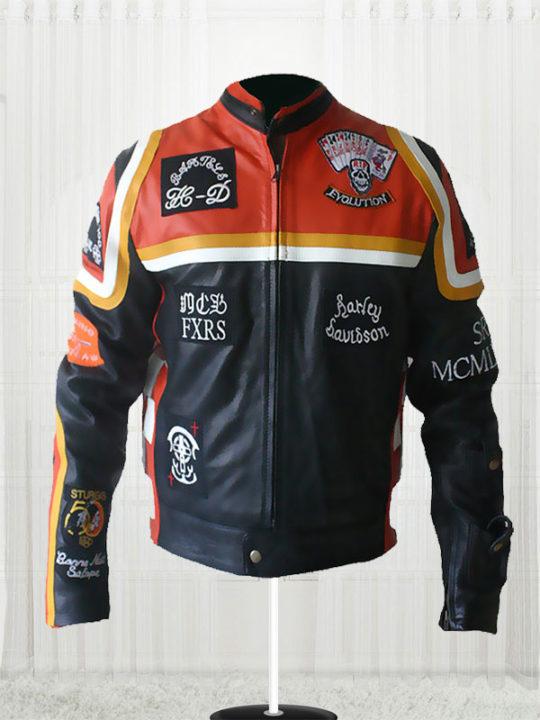 Harley Davidson & Marlboro Man Leather Jacket - Stars Jackets