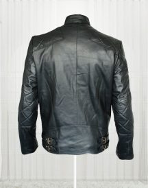 Impressive Hannibal Season 3 Mads Mikkelsen Black Leather Jacket For Mens