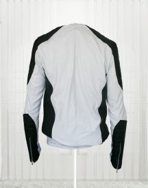 Justin Bieber Caesars Palace leather White jacket