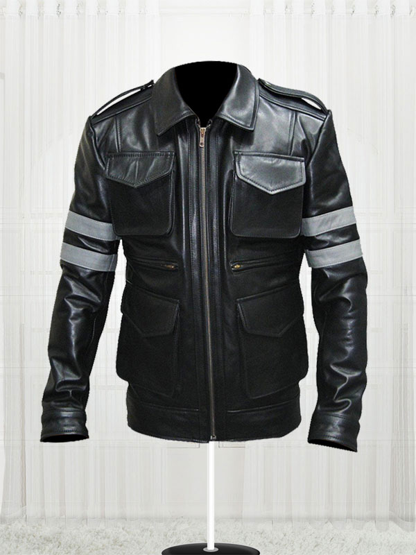 Leon S. Kennedy Resident Evil 6 Leather Jacket