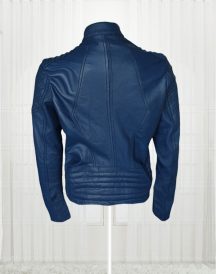 London Studio Susanna Reid Blue leather Jackets