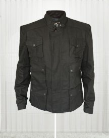 Manly Terminator Genisys Arnold Schwarzenegger Black Cotton Jacket