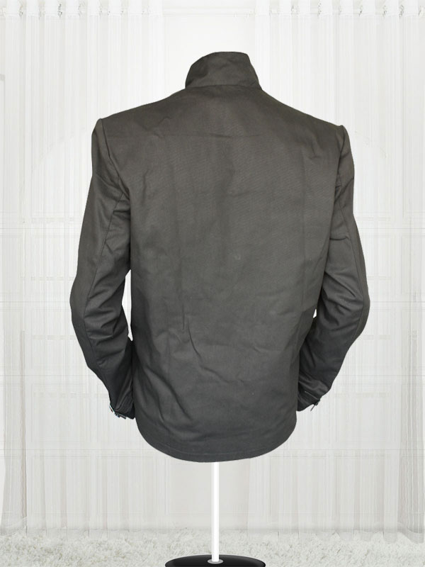 Manly Terminator Genisys Arnold Schwarzenegger Black Cotton Jacket