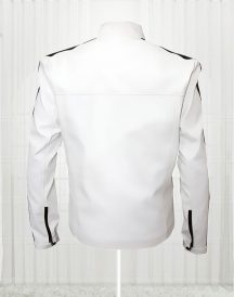 Need For Speed White Aaron Paul Leather Jacket Need For Speed White Aaron Paul Leather Jacket