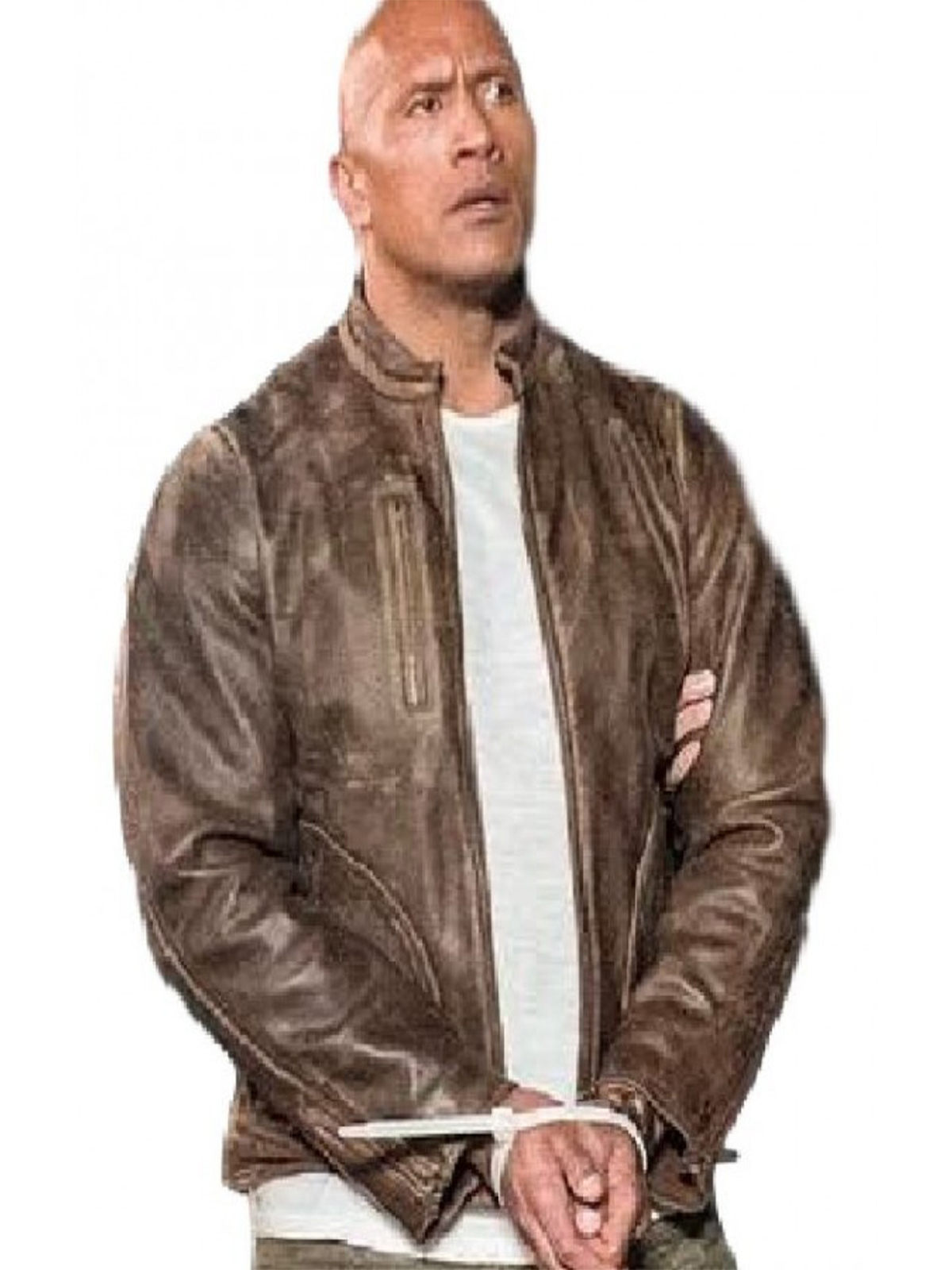 Rampage Movie By Dwayne Johnson Leather jacket