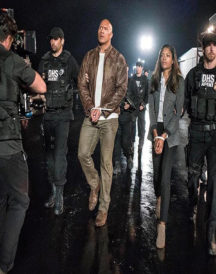 Rampage Movie By Dwayne Johnson Leather jacket