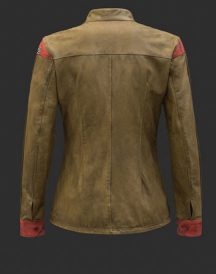 Rey Shirt Leather Jacket For Woman
