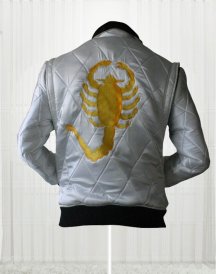 Ryan Gosling Drive Scorpion Movie White Jackets