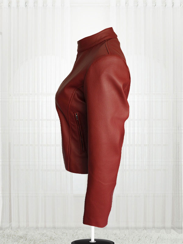 Stylish Maroon Color Women Jacket