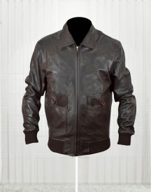 The Last Stand Arnold Schwarzenegger Brown Leather Jacket For Men