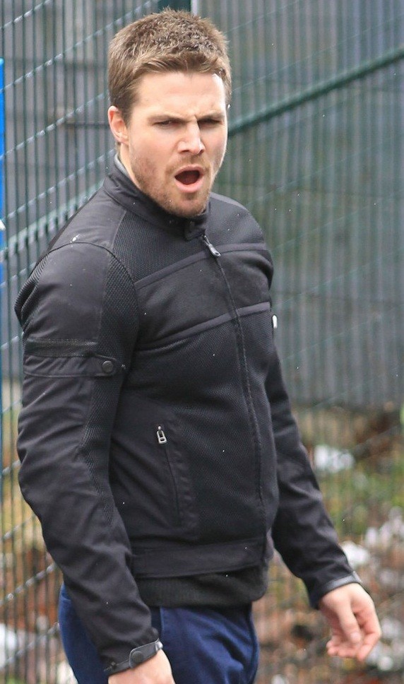 Stephen Amell Arrow Black Jacket