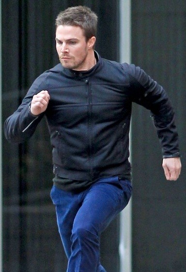 Stephen Amell Arrow Black Jacket