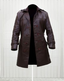 Rorschach Watchmen Leather Costume Trench Coat