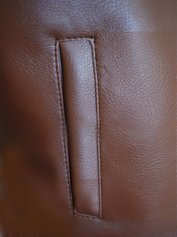 Ryan Reynolds Brown Colored Leather Jacket