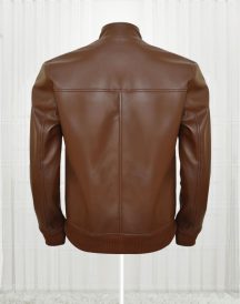 Ryan Reynolds Brown Colored Leather Jackets