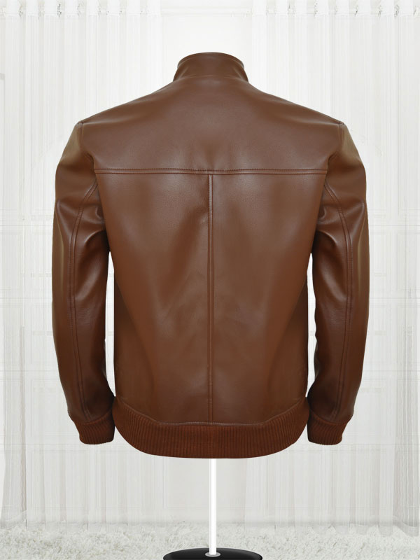 Ryan Reynolds Brown Colored Leather Jacket