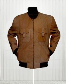 San Andreas Dwayne Johnson (Ray) Brown Bomber Jacket