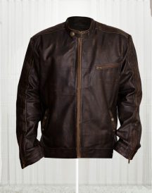 Sean Penn Brown Leather Jacket