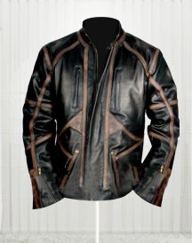 Sebastian Stan Bucky Barnes Black Leather Jacket