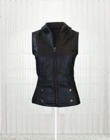 Shailene Woodley Leather Vest