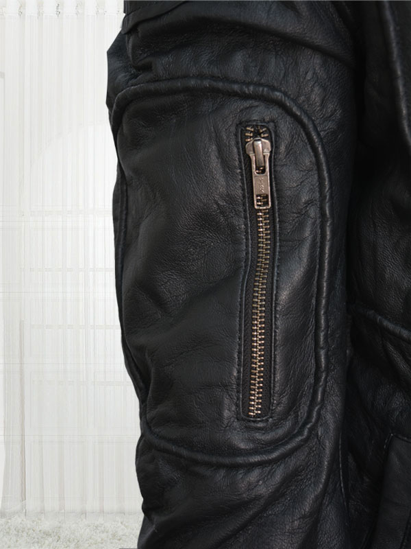 Star Trek Into Darkness Chris Pine Black Leather Jacket