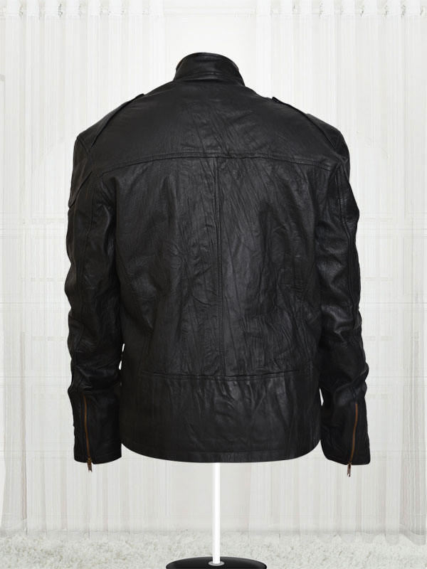 Star Trek Into Darkness Chris Pine Black Leather Jacket