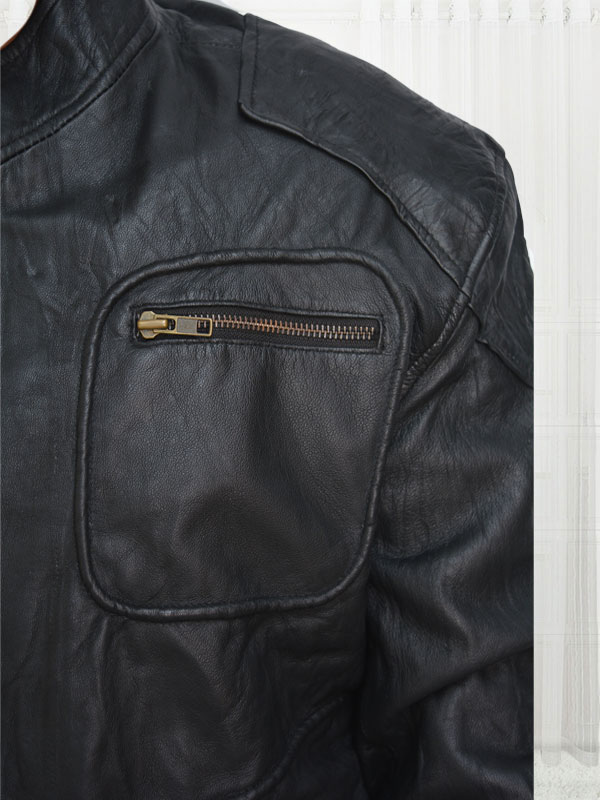 Star Trek Into Darkness Chris Pine Black Leather Jacket