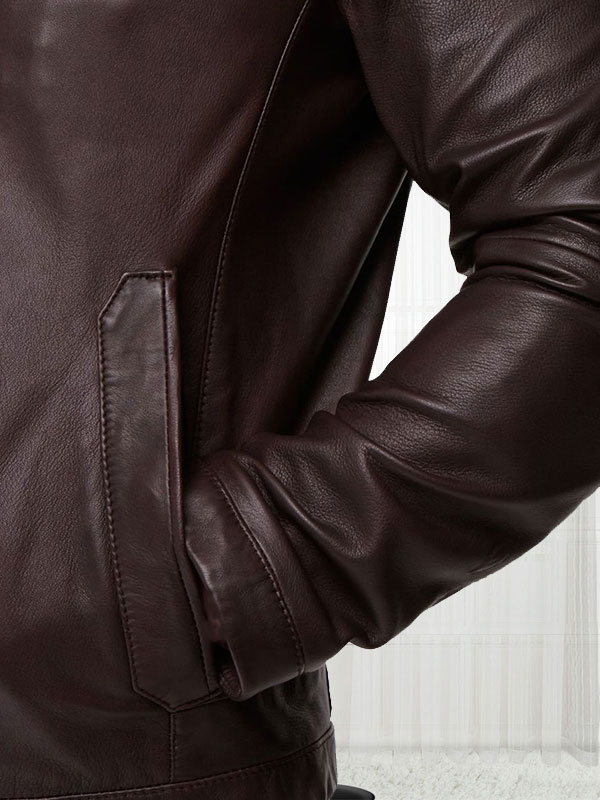 Stephen Amell Brown Jacket