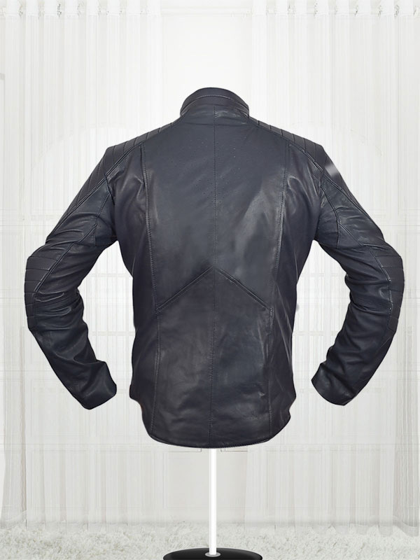 Superman - Man of Steel Midnight Blue Leather Jacket
