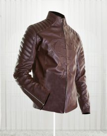 SupperMan Blue Leather Jacket