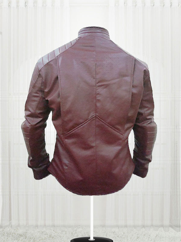 SupperMan Blue Leather Jacket