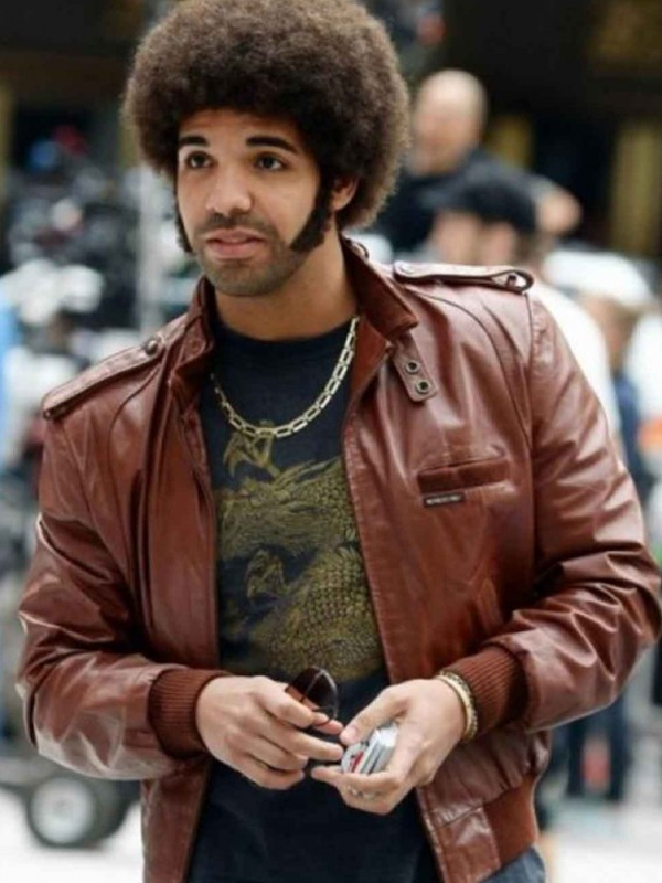 Anchorman 2 Aubrey Graham Drake Leather Jackets