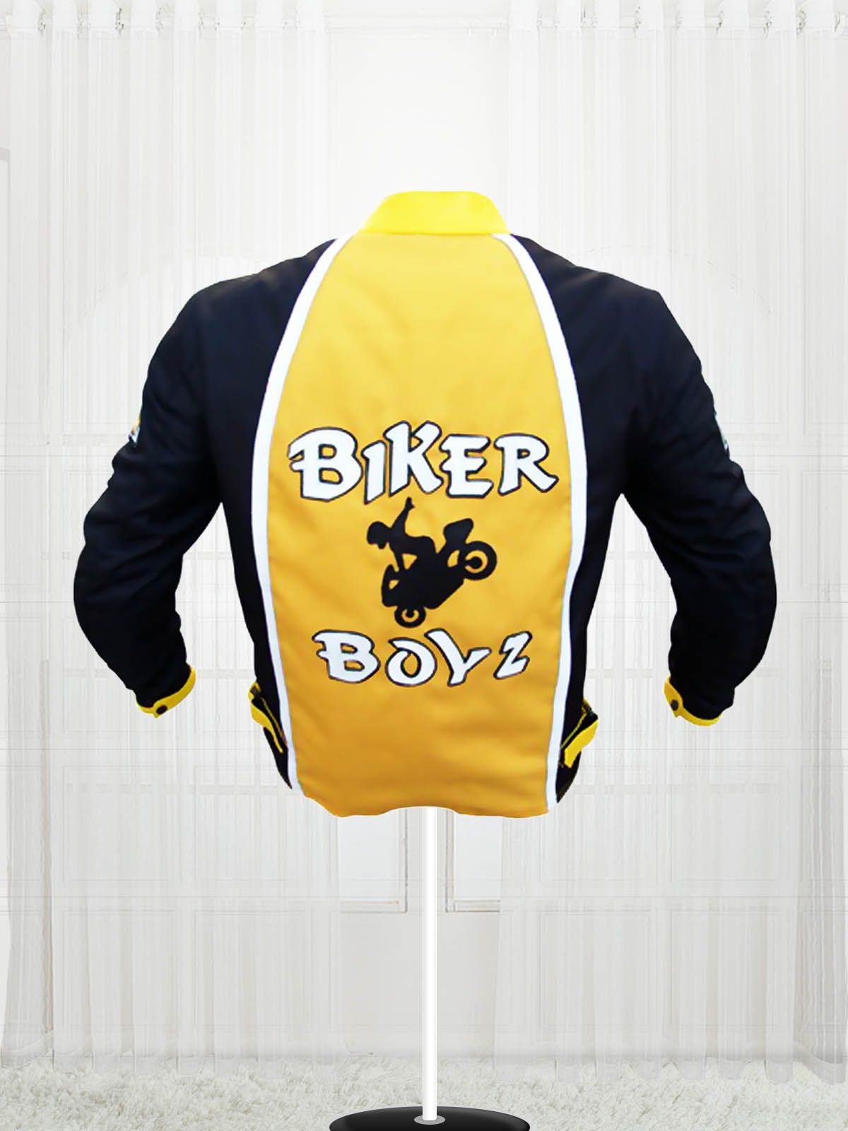 Biker Boyz 2003 Derek Luke Yellow Motorcycle Jacket