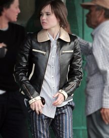 Ellen Page La Leather Jacket