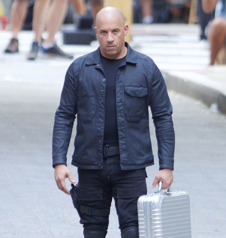 Fast 8 Dominic Toretto Vin Diesel Black Jackets