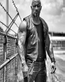 Fast 8 Dwayne Johnson 2017 Leather Vest