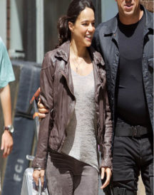 Fast 8 Letty Michelle Rodriguez Leather Jacket
