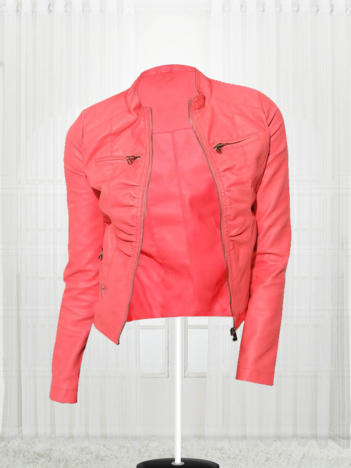 coral jacket