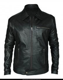 Aaron Paul Need For Speed Black Leather Jacket