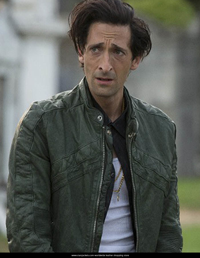 American Heist Adrien Brody Green Men's Jacket