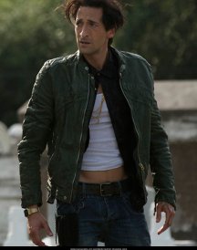 American Heist Adrien Brody Green Men's Jacket