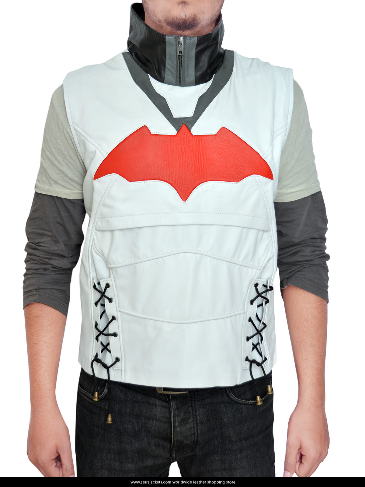 Batman Arkham Knight Hood Leather Jackets & Vests