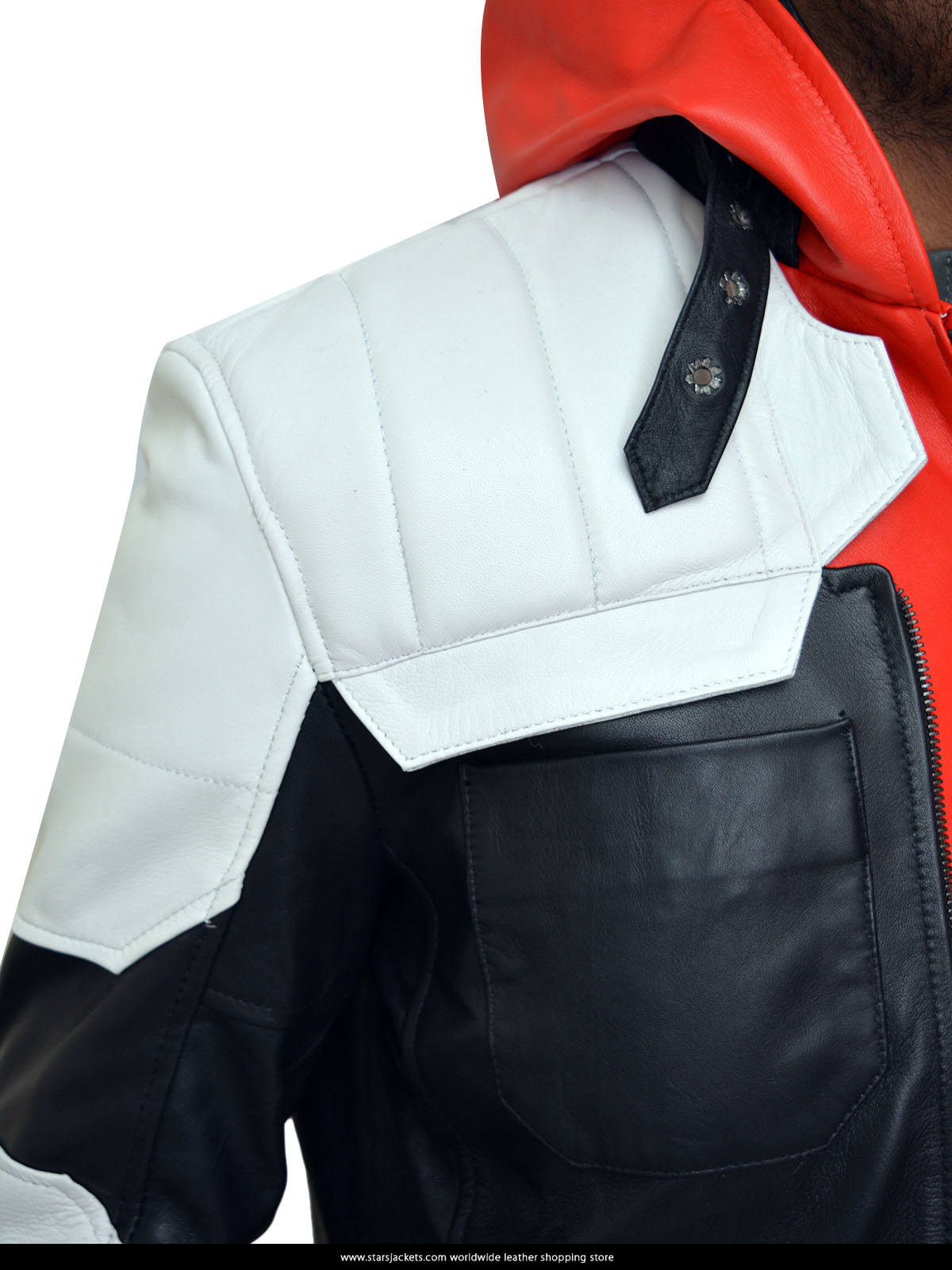 Batman Arkham Knight Hood Leather Jackets & Vests