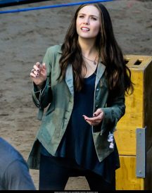 Captain America Civil War Elizabeth Olsen Scarlet Witch Women Jackets