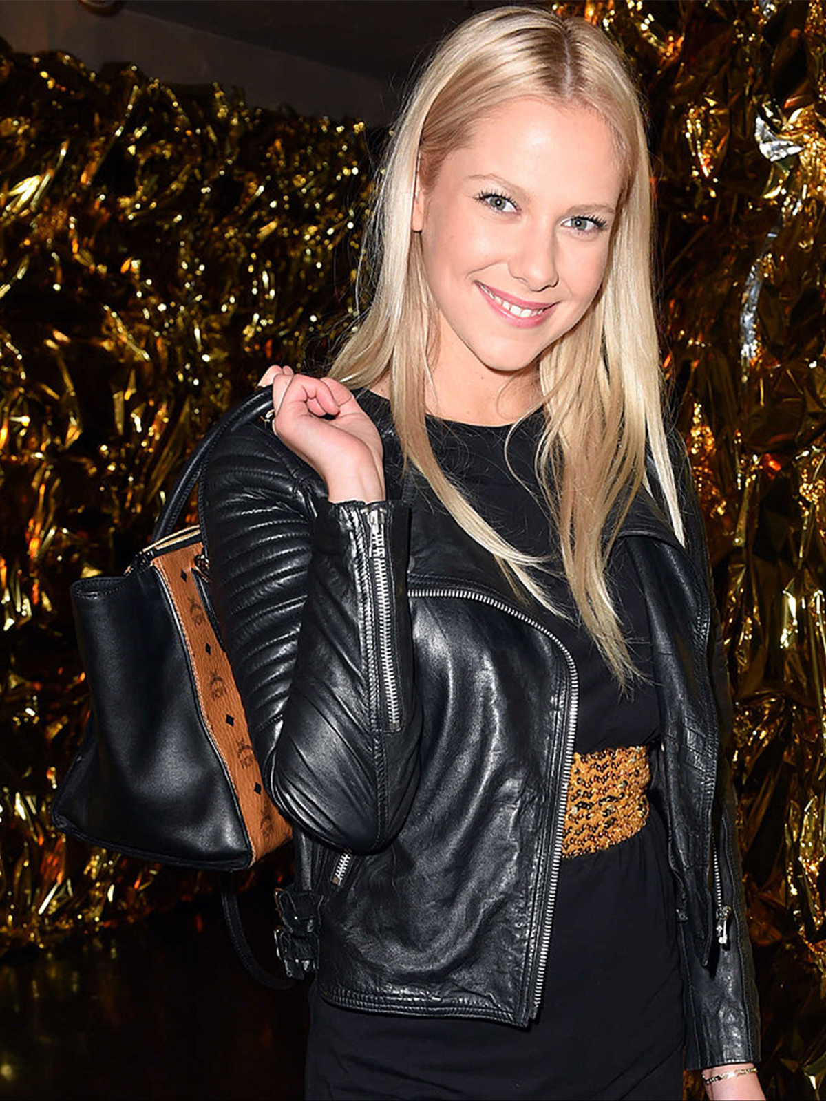 Cheyenne Pahde Heart Club Leather Jacket