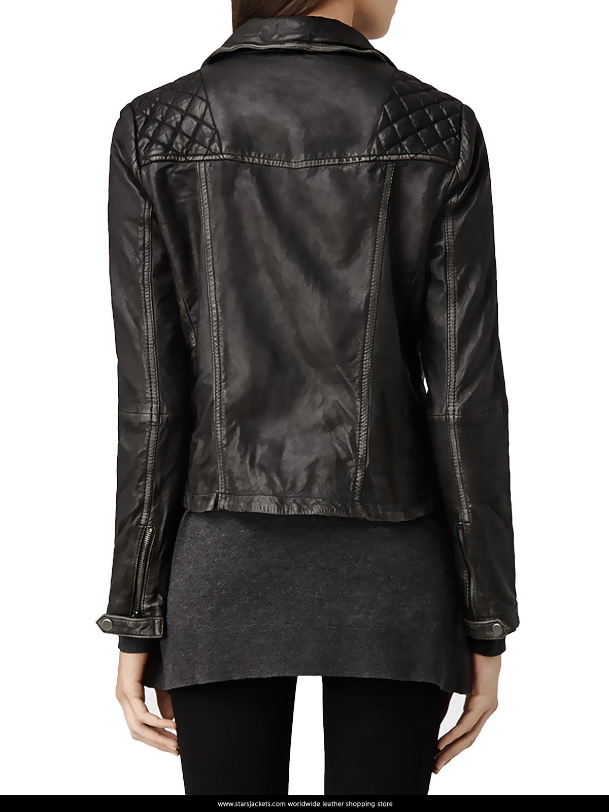 Gotham Camren Bicondova Black Leather Jackets