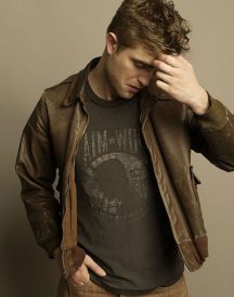 Robert Pattinson Brown Leather Jackets